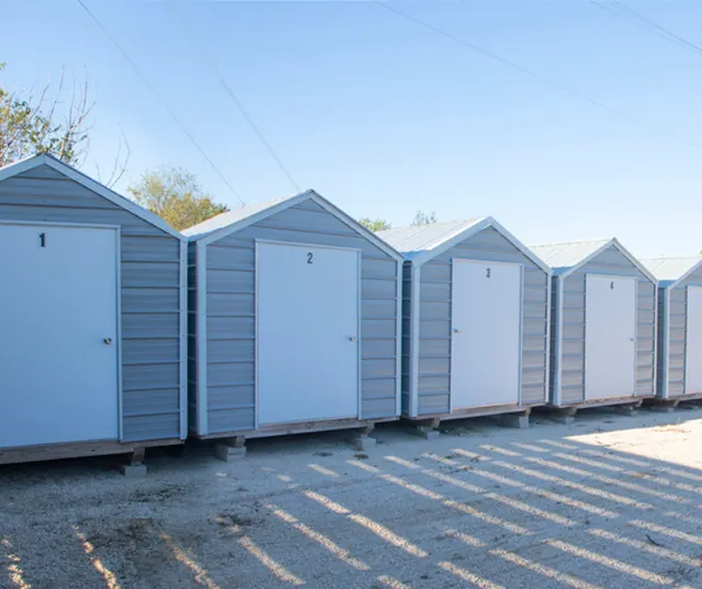 Austin RV park with storage unit