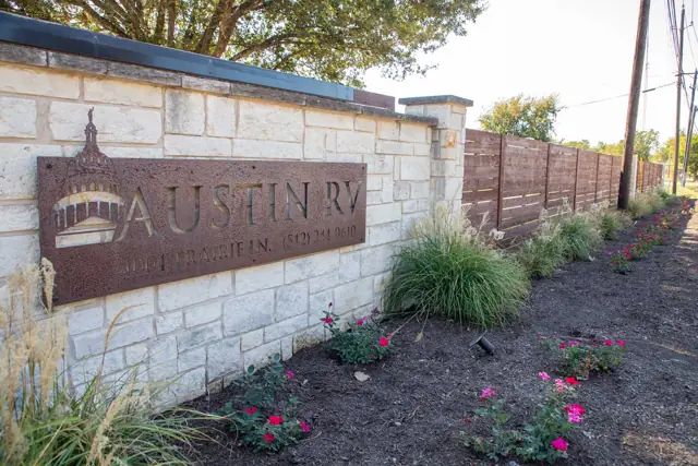 Austin RV Park entrance