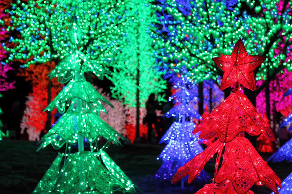 Enjoying holiday lights is one of the best things to do in Austin in winter.